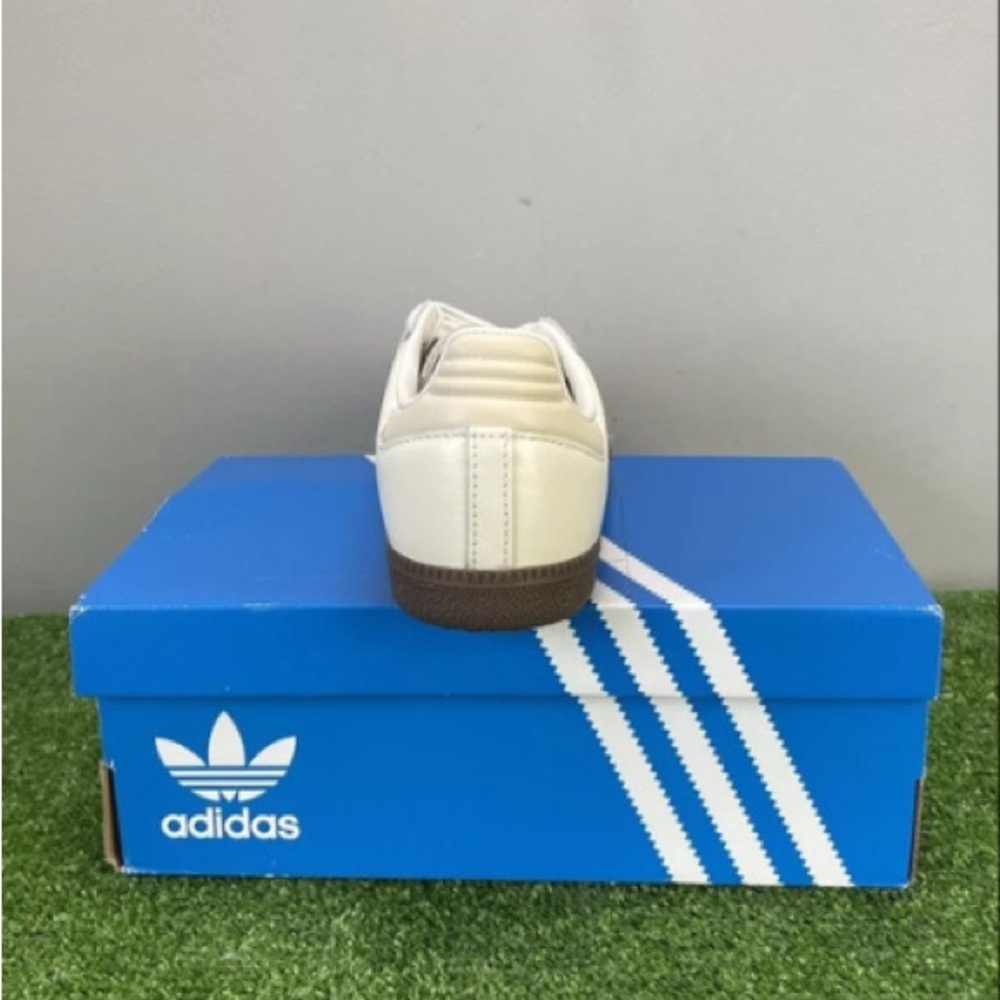 ADIDAS Women's Samba Lucid Pink and White Sneakers - Picture 4 of 5